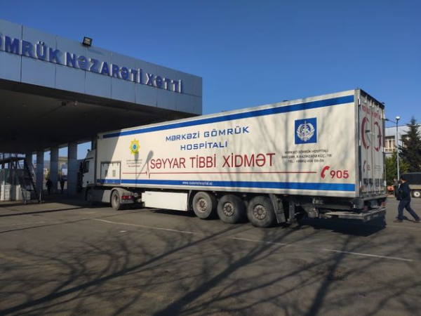 Biləsuvarda koronavirusa görə mobil səyyar hospital xidmətə başladı